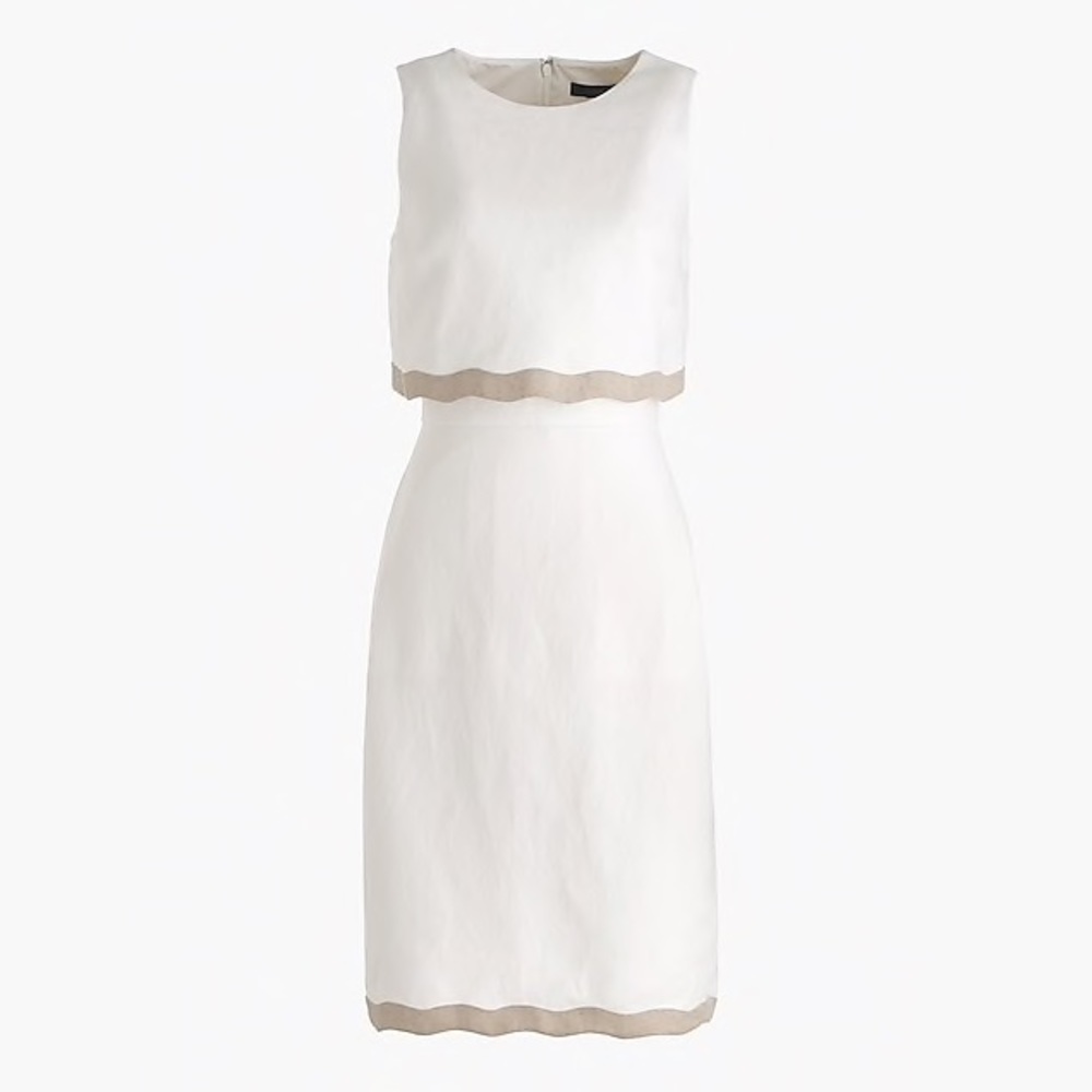 JCREW going places dress. 100% linen